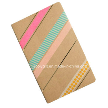 Décoré Kraft Soft Cover Pocket Notepad Notebook